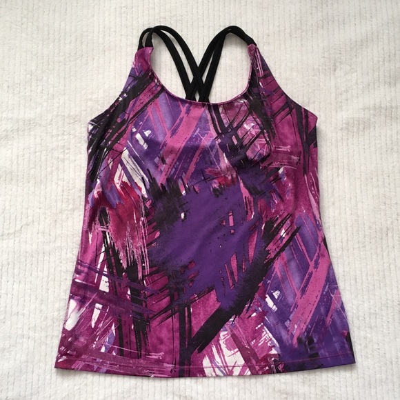Xersion Printed Workout Top - Picture 2 of 7